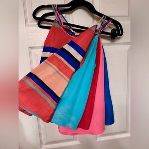 Set of Satin Tanks